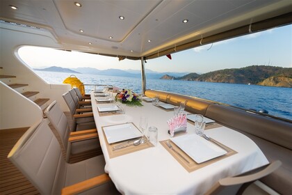 Custom Built luxury motor yacht with a capacity of 12 people