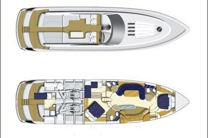 4 Cabins Renewed Princess V65 for Argentario Giglio Elba Sardinia