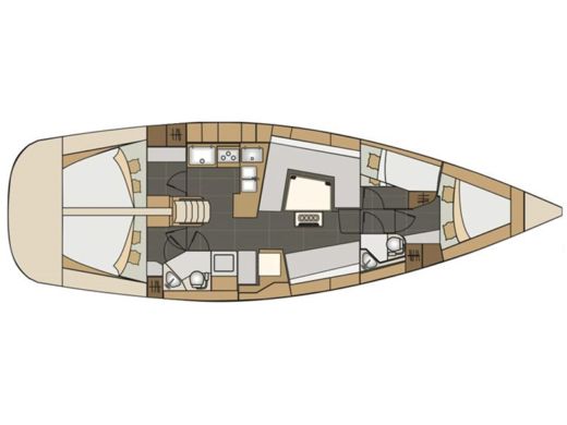 Sailboat ELAN Impression 45 boat plan
