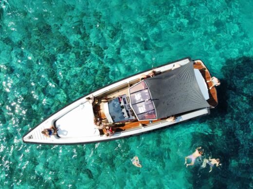 Motorboat Wally Tender 45 Σχέδιο κάτοψης σκάφους