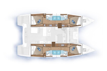 Miete Katamaran  Lagoon 46 Lefkada