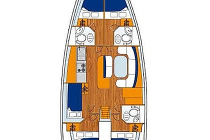 Hire Sailboat Bénéteau Cyclades 50.5 Marina Zeas