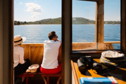 Passenger classic yacht