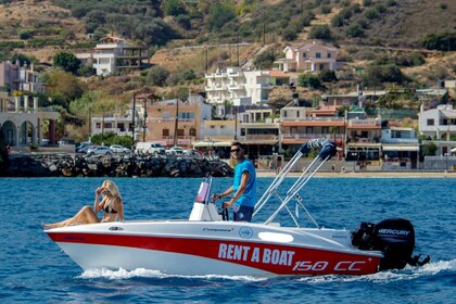 Miete Boot ohne Führerschein  compass 4.60m Agia Pelagia