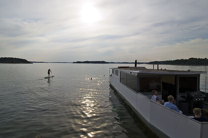 Sauna ship cruise in Helsinki