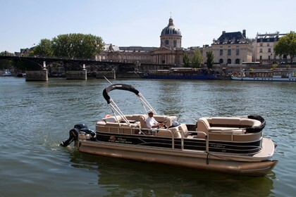 Location Bateau à moteur Suntracker Party Barge 24 feet Paris