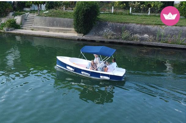 Bateau sans permis  Ruban Bleu Scoop 5cv 3
