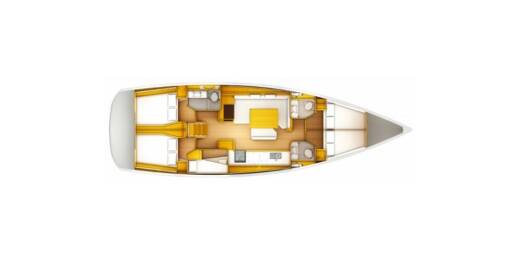 Sailboat Jeanneau Sun Odyssey 509 boat plan