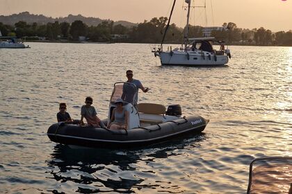 Miete Boot ohne Führerschein  Zodiac Bombard sunrider 500 Korfu