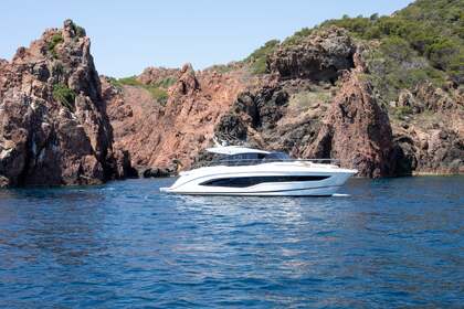 Verhuur Motorboot Princess V55 Saint-Raphaël