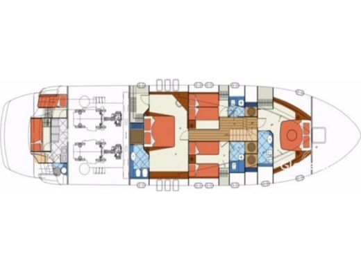 Motorboat Evo Marine 76ft boat plan