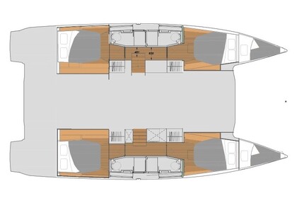 Rental Catamaran Fountaine Pajot Elba 45 Marmaris