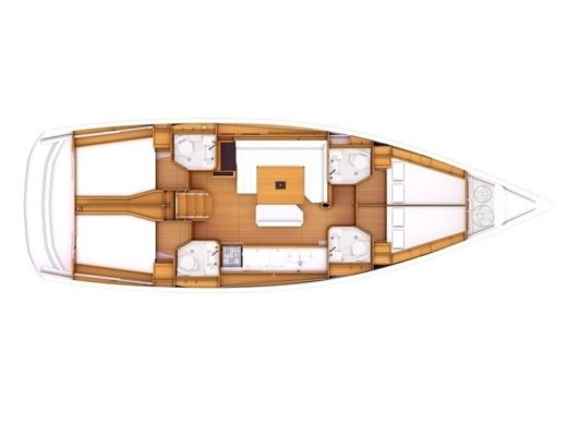 Sailboat JEANNEAU SUN ODYSSEY 479 boat plan