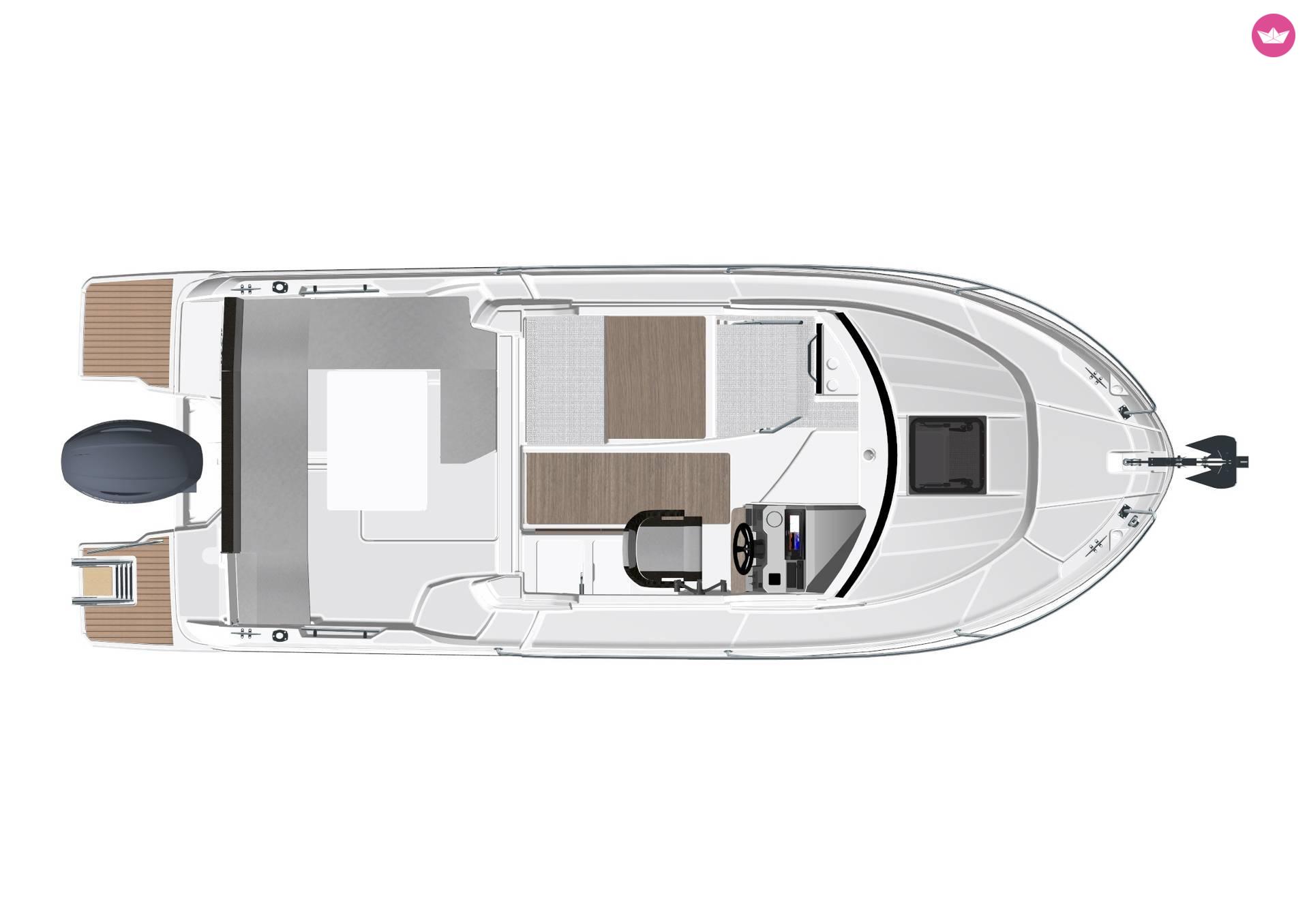 Bateau à moteur Jeanneau Merry Fisher 695 175cv 6