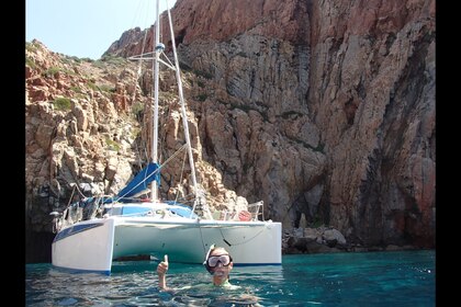 Hyra båt Katamaran Qualité Marine '' passion 38 " Ajaccio