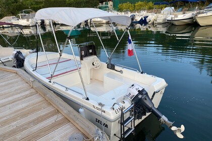 Чартер лодки без лицензии  Selva Marine Tiller 4.8 Мандельё-ла-Напуль