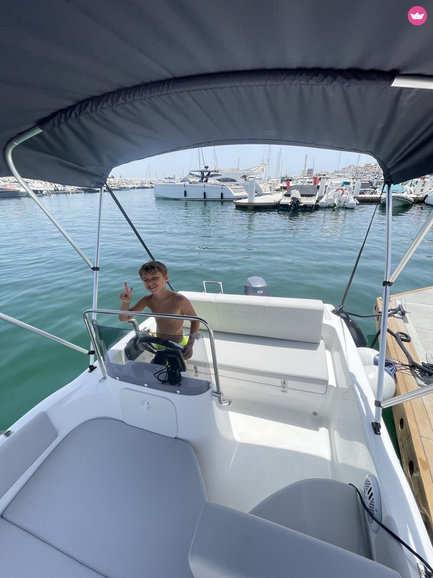 Bateau sans permis Nireus Óptima 490 6