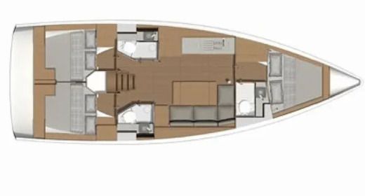Sailboat Dufour Dufour 390 Boat design plan