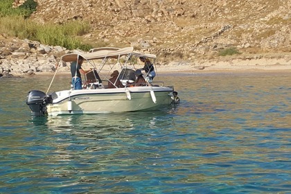 Rental Boat without license  Poseidon Blu Water 480 Serifos
