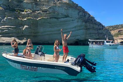 Verhuur Motorboot Poseidon Blue water 170 Milos