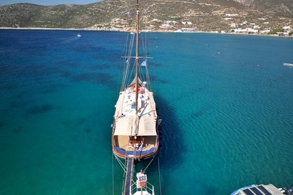 Charter Gulet Psaros Shipyard Classic Motorsailer Athens