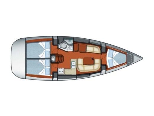Sailboat Jeanneau Sun Odyssey 36i Boat design plan