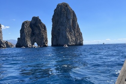 Tour in barca Sorrento coast e food