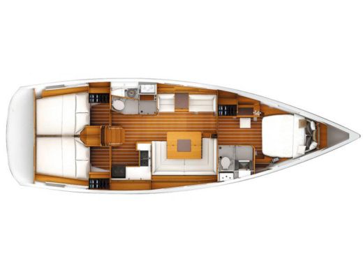 Sailboat Jeanneau Sun Odyssey 449 boat plan