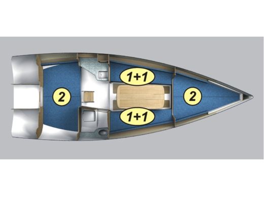 Sailboat Maxus 28 Prestige + Boat design plan