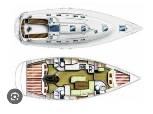 Sailboat DUFOUR YACHTS GIB SEA 41 Plan du bateau