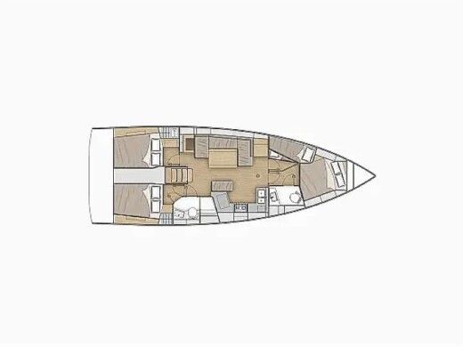 Sailboat  Oceanis 40.1[G] boat plan