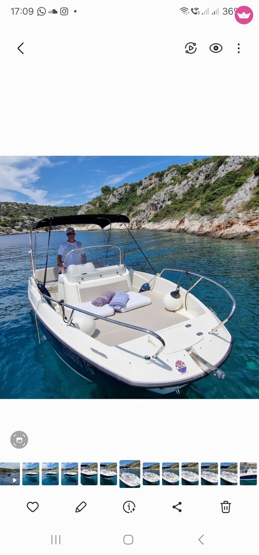 Bateau à moteur Quicksilver 605 Active 115cv