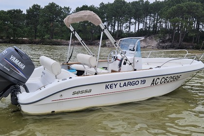 Miete Motorboot Sessa Marine Key Largo 19 Sanguinet