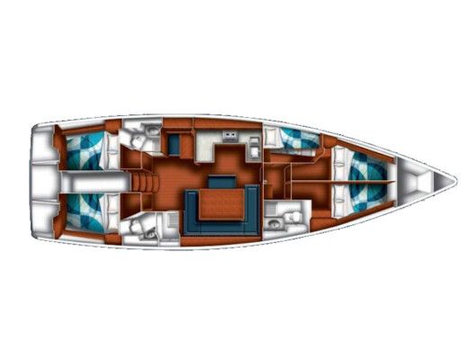 Sailboat BAVARIA CRUISER 50 Boat design plan