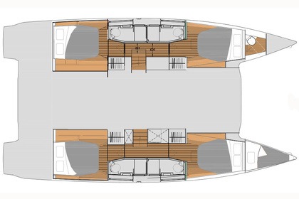 Charter Catamaran Fountaine Pajot Elba 45 Cagliari
