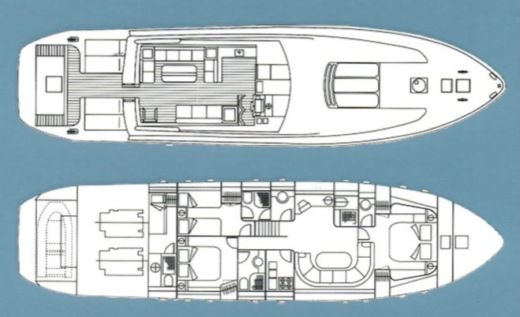Motor Yacht Leopard 23 boat plan
