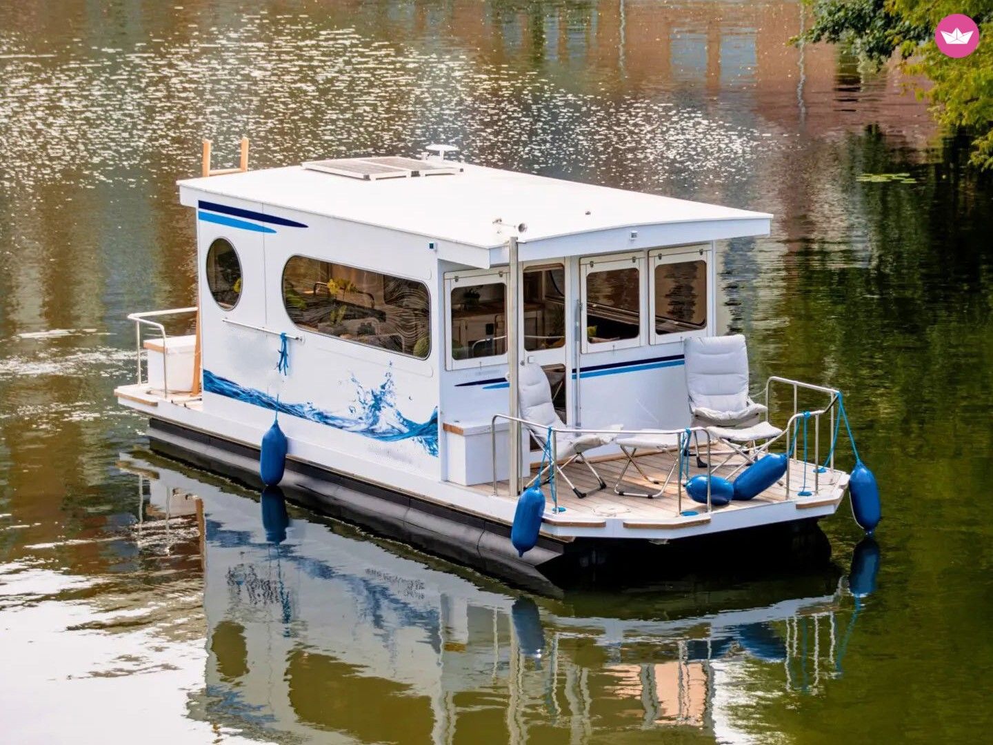 Péniche Neues Rollyboot Max 2