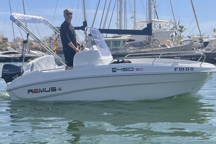 Verhuur Boot zonder vaarbewijs  Remus 450 Alicante