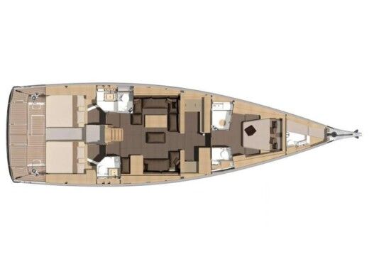 Sailboat  Dufour 560 Grand Large boat plan