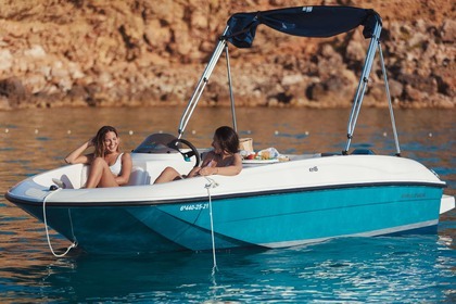 Beautiful boat without a license!