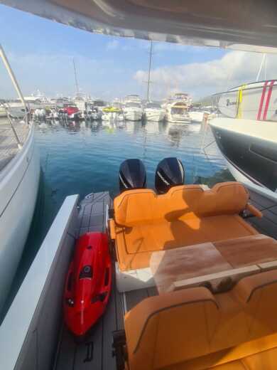 Palma de Mallorca Motorboat SAXDOR 320 GTO + Seabob alt tag text