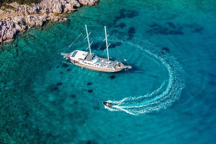 Verhuur Zeilboot Custom Made Bodrum Queen Bodrum
