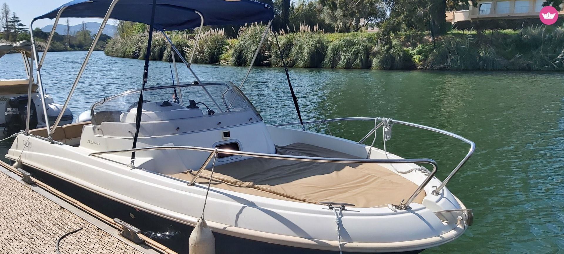 Bateau à moteur Jeanneau cap camarat 5.5 wa 100cv 3