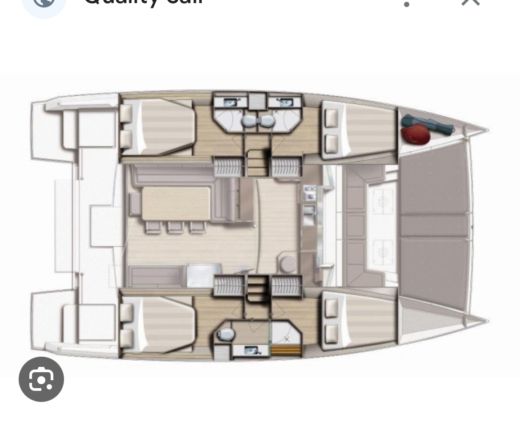 Catamaran Bali - Catana Bali 4.3 boat plan
