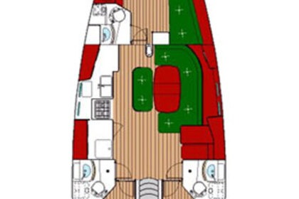 Verhuur Zeilboot Bénéteau Oceanis Clipper 423 - 3 cab. 1933