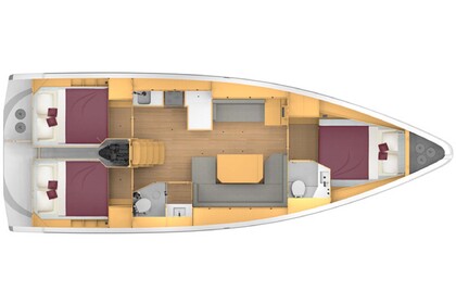 Aluguel Veleiro  Bavaria C42 /3cab Lêucade