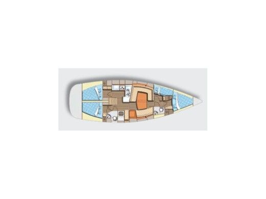 Sailboat Elan Elan Impression 434 boat plan