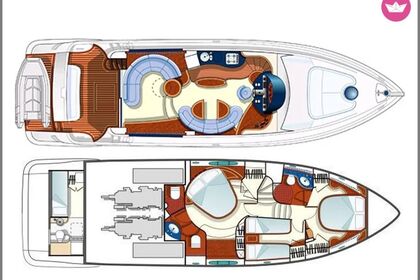 Location Yacht à moteur Azimut 55 Evolution Antibes