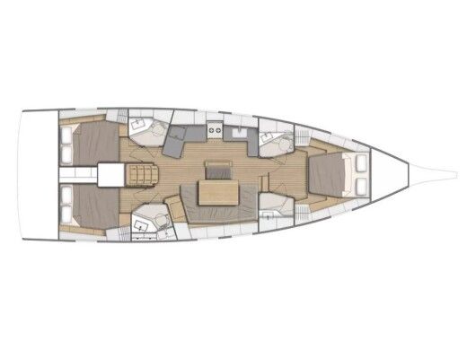 Sailboat  Oceanis 46.1 Boat design plan