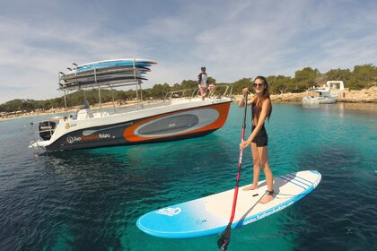 Charter Motorboat olbap sup paradise Ibiza